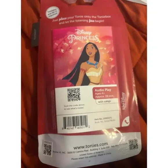 Disney Pocahontas Tonie for Toniebox Tonies Audio - Picture 2 of 2